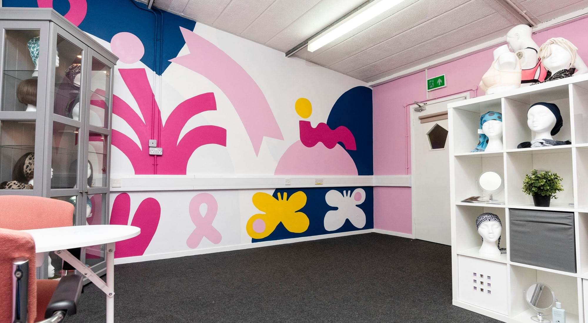 Birmingham cancer support centre given a colourful makeover