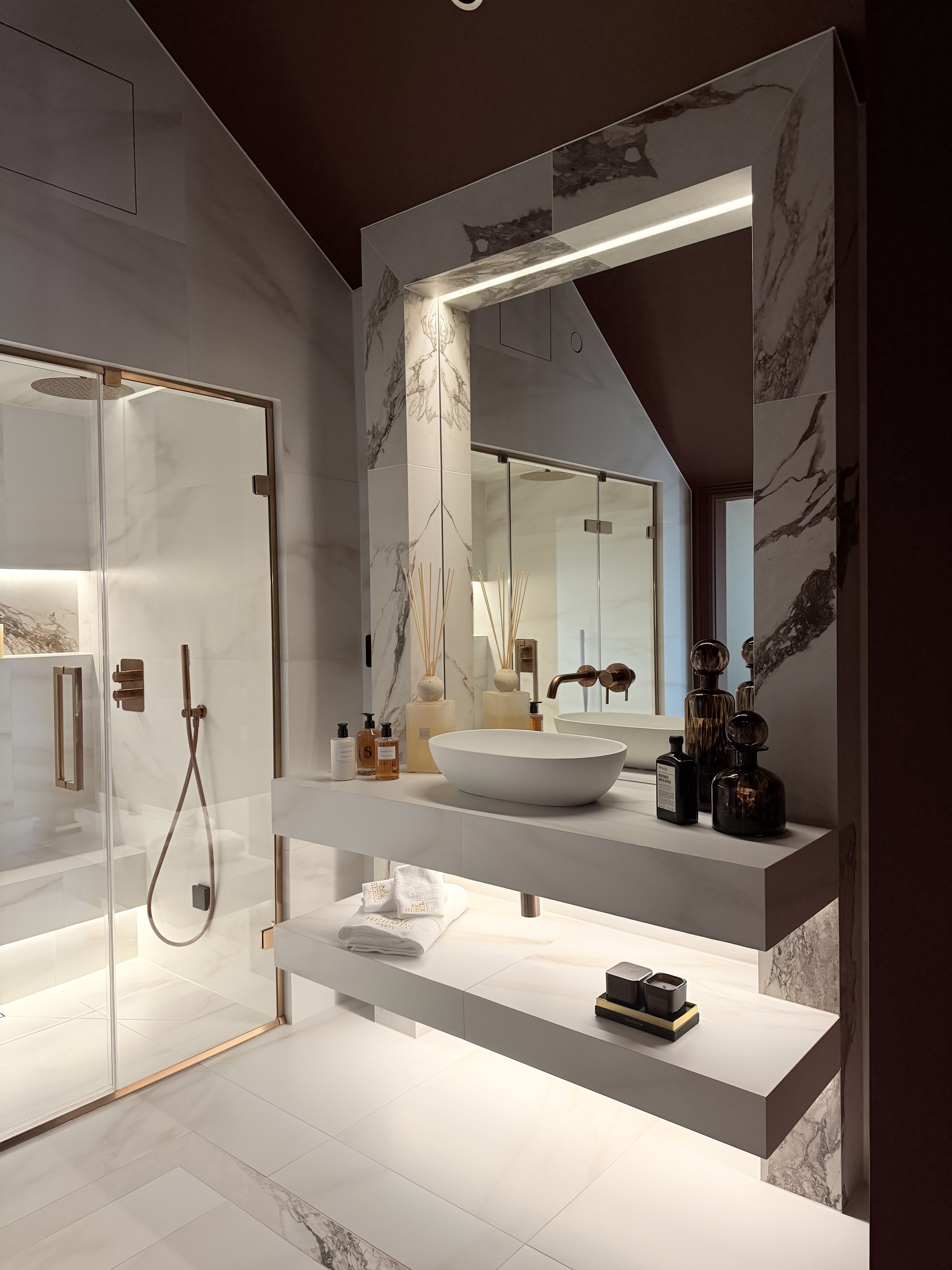 Chic hotel-inspired bathroom