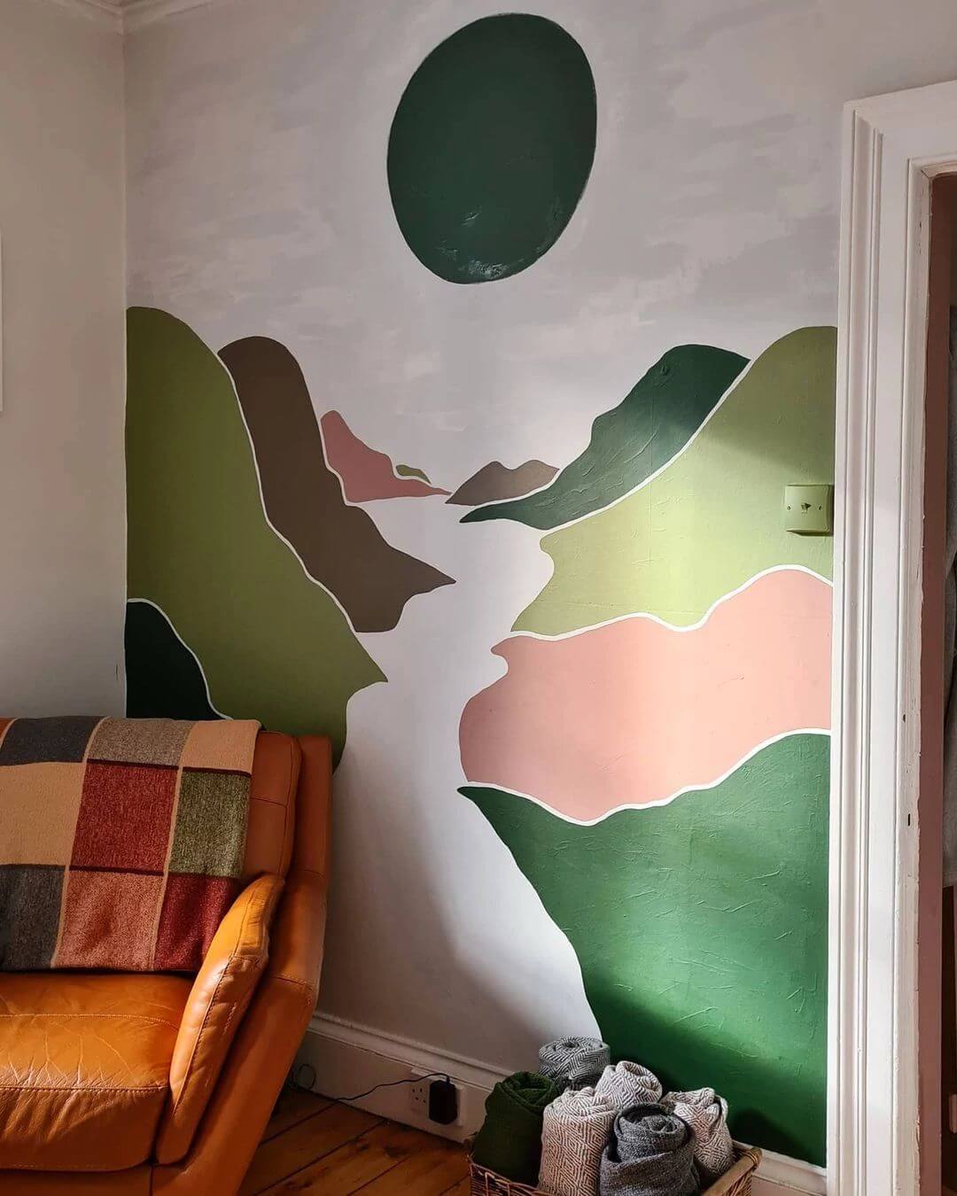 Mountain mural