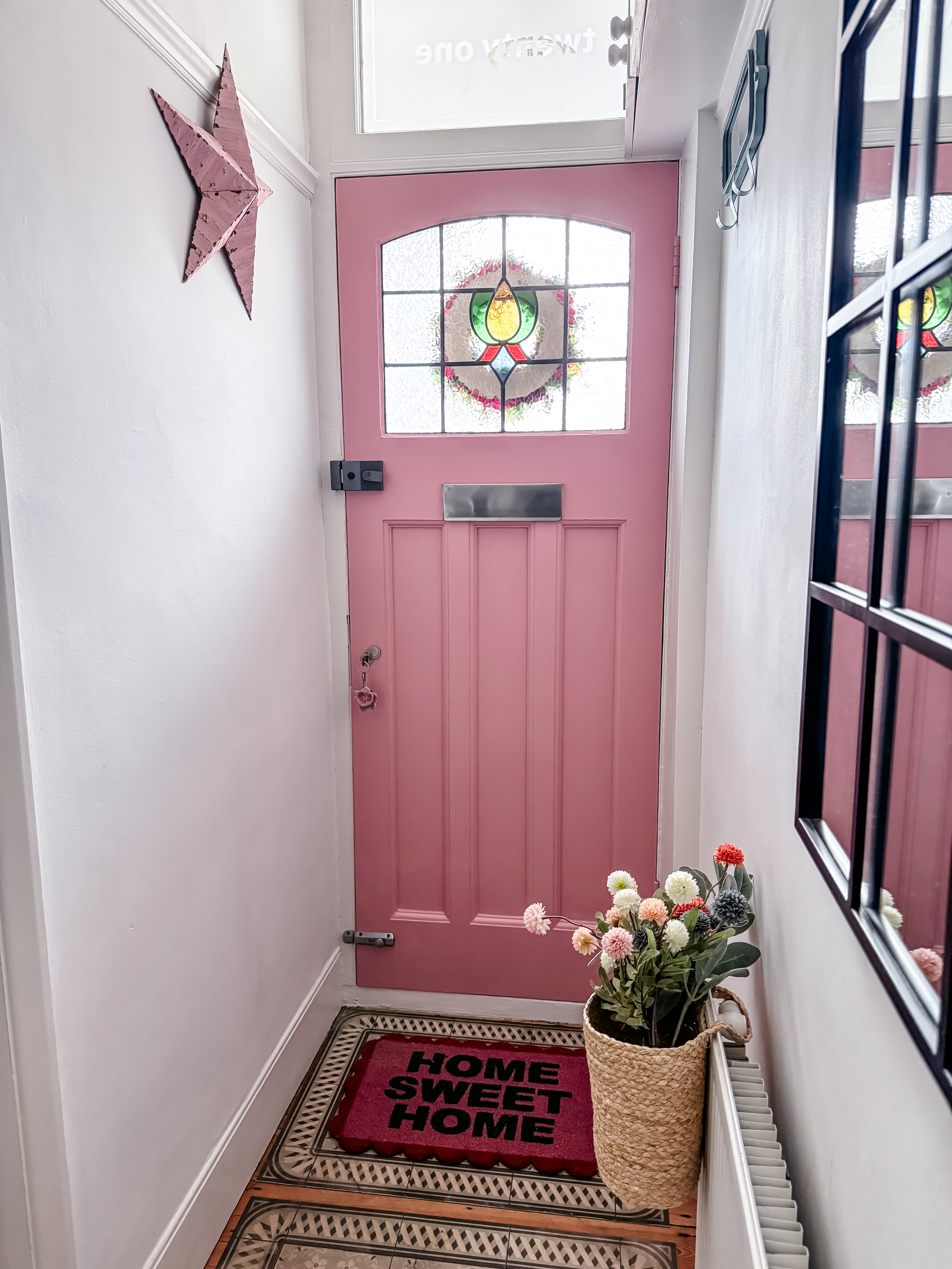 “I wanted my door to make me smile every time I walk down the stairs or past it” ​